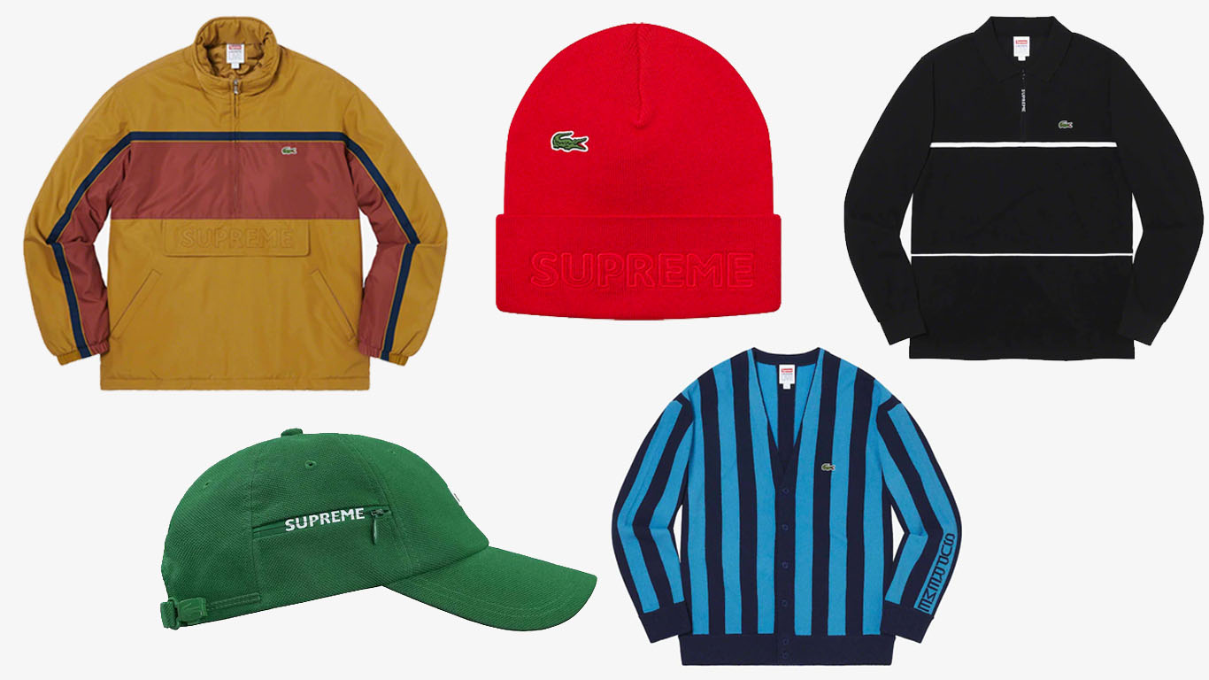 This Lacoste X Supreme collection might be the closest thing to a